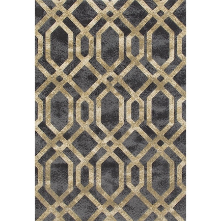 Art Carpet 8 X 11 Ft. Bastille Collection Fretwork Border Woven Area Rug, Gray 841864108520